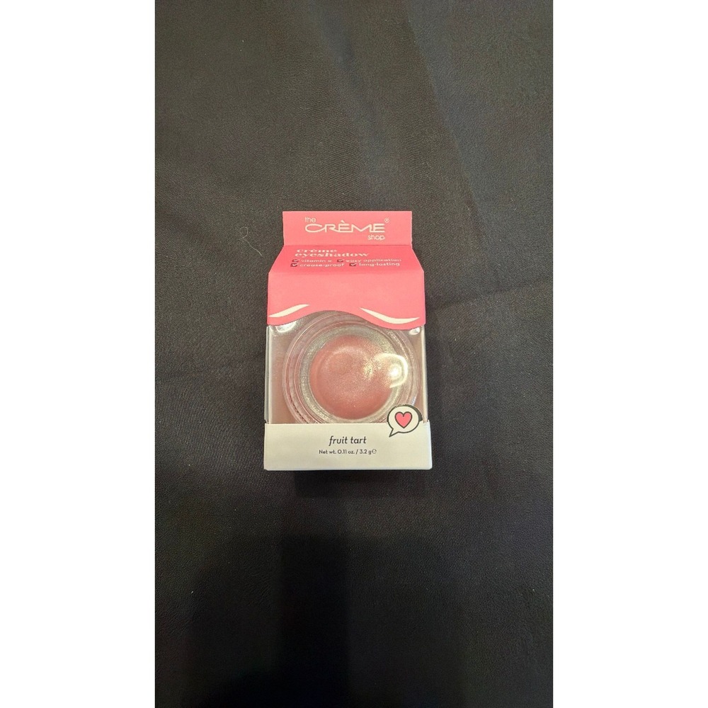 The Crème Shop Fruit Tart Crème Eyeshadow Blush Vitamin E Pink Shimmer 0.11oz